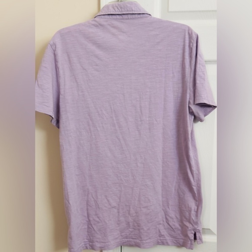 Woman’s Sonoma Solid Light Purple‎ 100% Cotton Short Sleeve Polo Shirt Size M - Picture 3 of 3